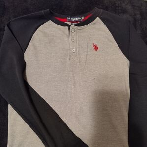 Boys XL Polo long sleeve thermal shirt.